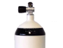 Stahl Flasche 12 Liter kurz
